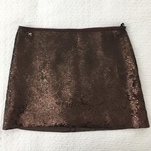 Theory Roxanne sequin mini skirt